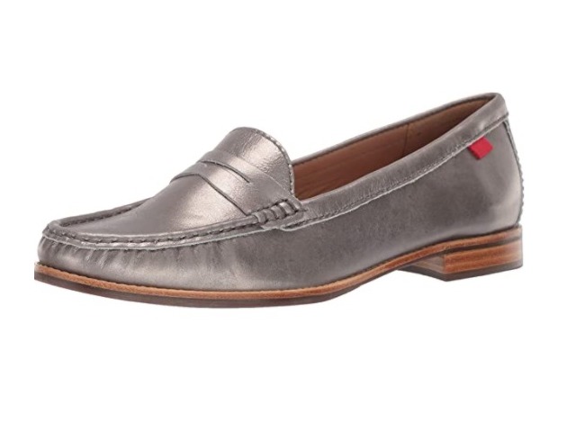 Marc Joseph New York Women's Leather East Village Loafer, Gipsy Silver, 6