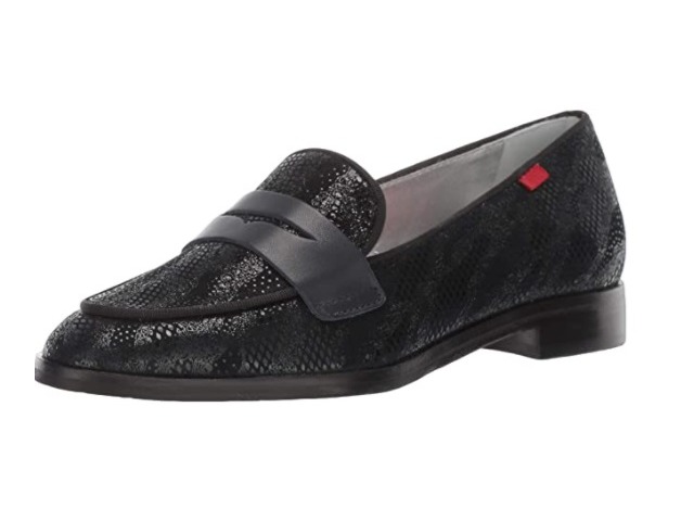 Marc Joseph New York Women's Leather Made in Brazil East Village Loafer, Navy, 5