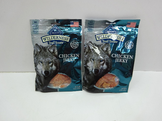 Blue Buffalo Wilderness Trail Treats High Protein Chicken Jerky Dog Treats, 2ct