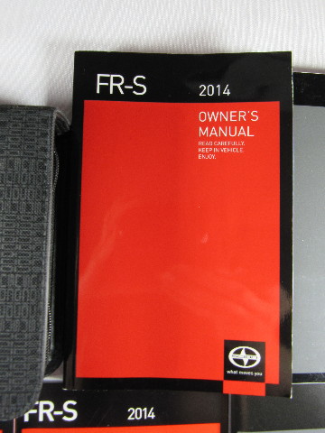 2014 Scion FR-S Owners Manual Book | eBay