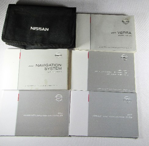 2007 Nissan Versa Owners Manual Book | eBay
