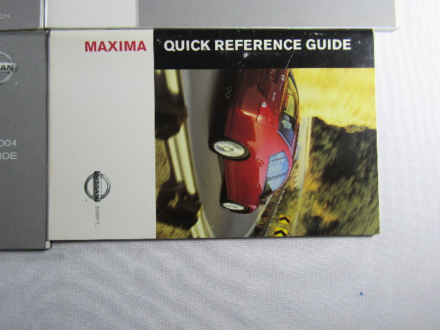 2004 Nissan Maxima Owners Manual Book | eBay