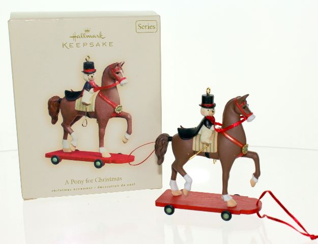 Hallmark Pony For Christmas 2022 Hallmark Keepsake A Pony For Christmas Horse With Bear Rider Series 11  Ornament | Dragonfly Whispers