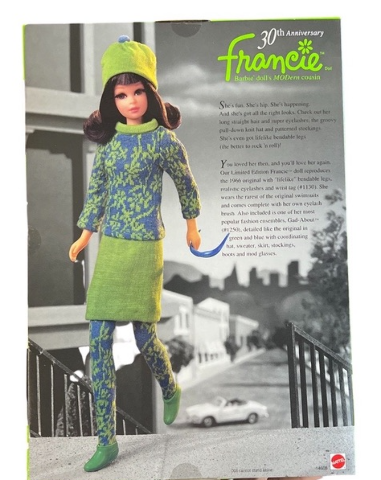 Barbie Doll Francie 30th Anniversary NIB Limited Edition Gad About