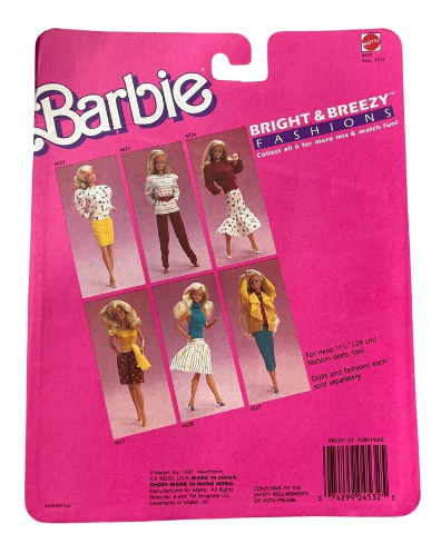 Barbie Superstar Era Bright and Easy Fashions Set Outfit New in