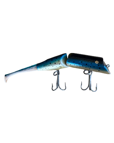 Leurre Vintage Fred Arbogast – Punaise Articulée 2-7/8 Noire, Pêche Freshwater