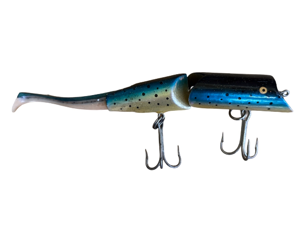 Vintage Fred Arbogast XL Fishing Lure Oversized with Rubber Tail
