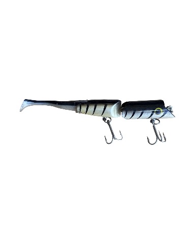 Vintage Fred Arbogast XL Fishing Lure Oversized with Rubber Tail