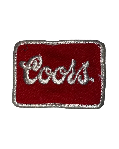 Coors Red and White Beer Vintage Uniform Patch