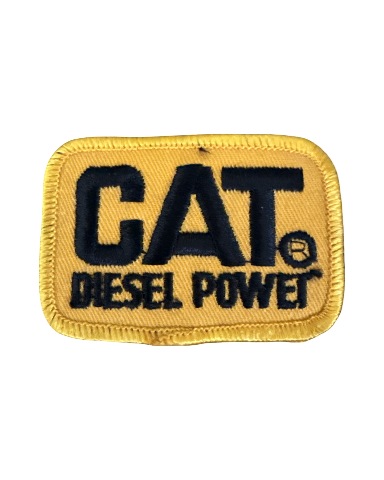 CAT Diesel Power Yellow and Black Vintage Uniform Patch