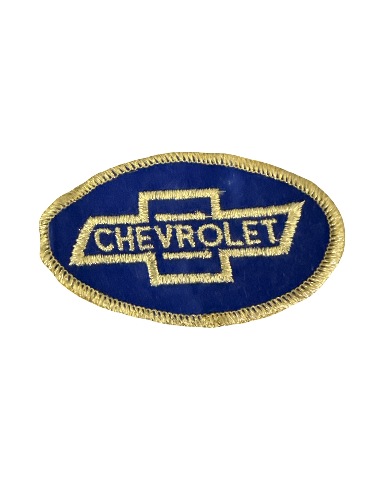 Chevrolet Gold and Blue Vintage Uniform Patch