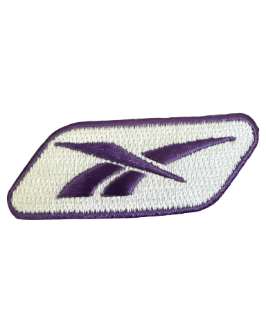 Reebok Purple and White Vintage Uniform Patch