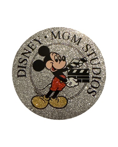 Disney MGM Studio Glitter Mickey Mouse Decal Bike Customization Sticker