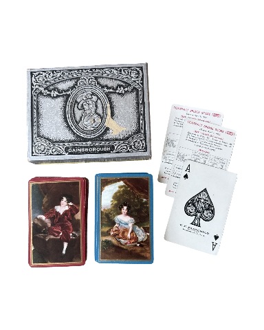 Gainsborougho Victorian Rennaissance Children Deck of Cards Bridge Set