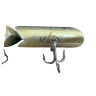 Vintage Fred Arbogast XL Fishing Lure Oversized with Rubber Tail