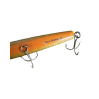 Lucky Craft Fishing Lure 110SP "Black Gold" Black Minnow Sp Signed