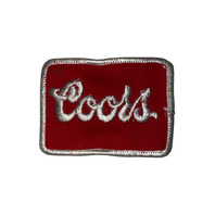 Coors Red and White Beer Vintage Uniform Patch