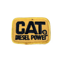 CAT Diesel Power Yellow and Black Vintage Uniform Patch