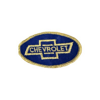 Chevrolet Gold and Blue Vintage Uniform Patch