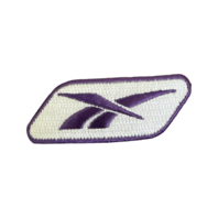Reebok Purple and White Vintage Uniform Patch