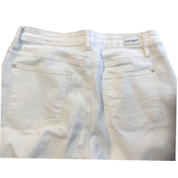 White Denim Jeans from Judy Blue 14W Ankle Length Cuff
