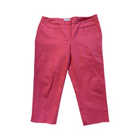Chicos Womens Sz 3 Size 14-16 Coral Capris Pants