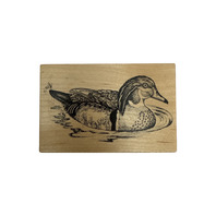 PSX G-1313 Mallard Duck 1995 Wooden Rubber Stamp
