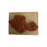 PSX Ditsy Flowers and Vines D2763 Wooden Rubber Stamp