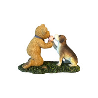 Boyds Puppy Paws and Pals Jake and Timmy figurine in Original Box