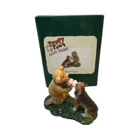 Boyds Puppy Paws and Pals Jake and Timmy figurine in Original Box