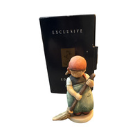 Goebel Hummel Girl with a Broom Figurine in Box 729