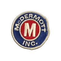 McDermott Inc 3" patch Vintage Uniform Patch