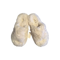 White Fur Altar'd State Women's SZ 10 M Medium Slipper Sandal