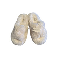 White Fur Altar'd State Women's SZ 10 M Medium Slipper Sandal