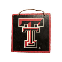 Slate State of Texas Tech Display Collegiate Decor Sign Wall Hanging