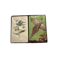 Hoyle Pheasant Blue Bird on Flowers New unused Deck of Cards Stardust