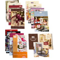 Stampin Up Pamplet Booklet Lot Wooden Rubber Stamp. lot of 20 Idea Books