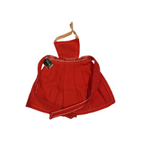 Vintage Barbie Doll Red Apron Tagged Outfit Set