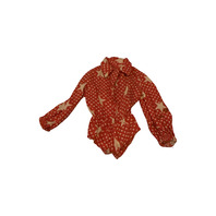 Vintage Barbie Dress Best Buy Sport Star #3353 Bodysuit Red and White