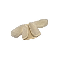 Vintage Barbie White Faux Fur Coat Jacket