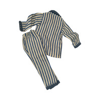 Vintage Barbie Blue Striped Pajamas Ken Doll Sized