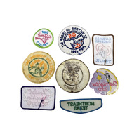 Girl Scouts Gs Vintage Uniform Patch Lot Animal Shelter 1980-81 Council Trainer