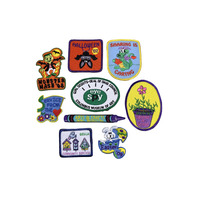 Girl Scouts Gs Vintage Uniform Patch Lot 2009 Easter Halloween 2002 Eye Spy