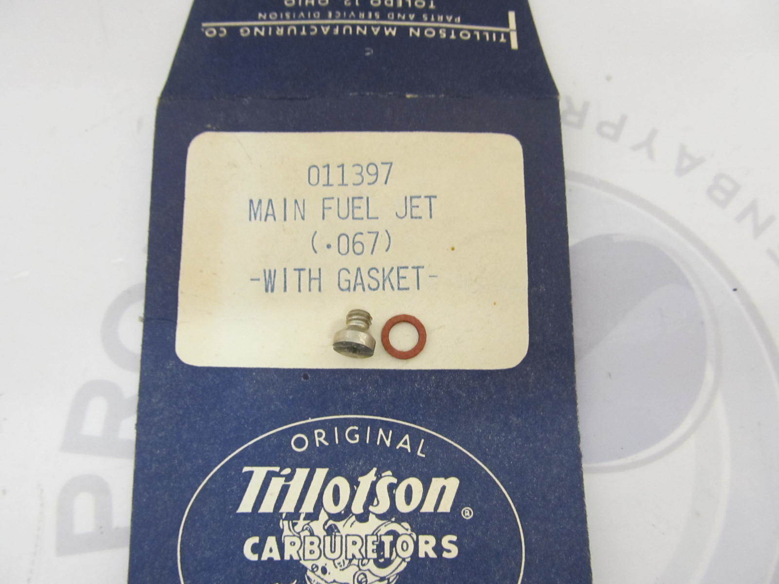 011397 Tillotson Carburetor Main Fuel Jet .067 with Gasket