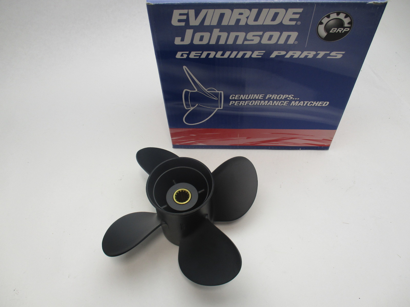 0765137 BRP/JOHNSON/EVINRUDE 4-Blade 10 X 13 Pitch Propeller for  20-35 HP