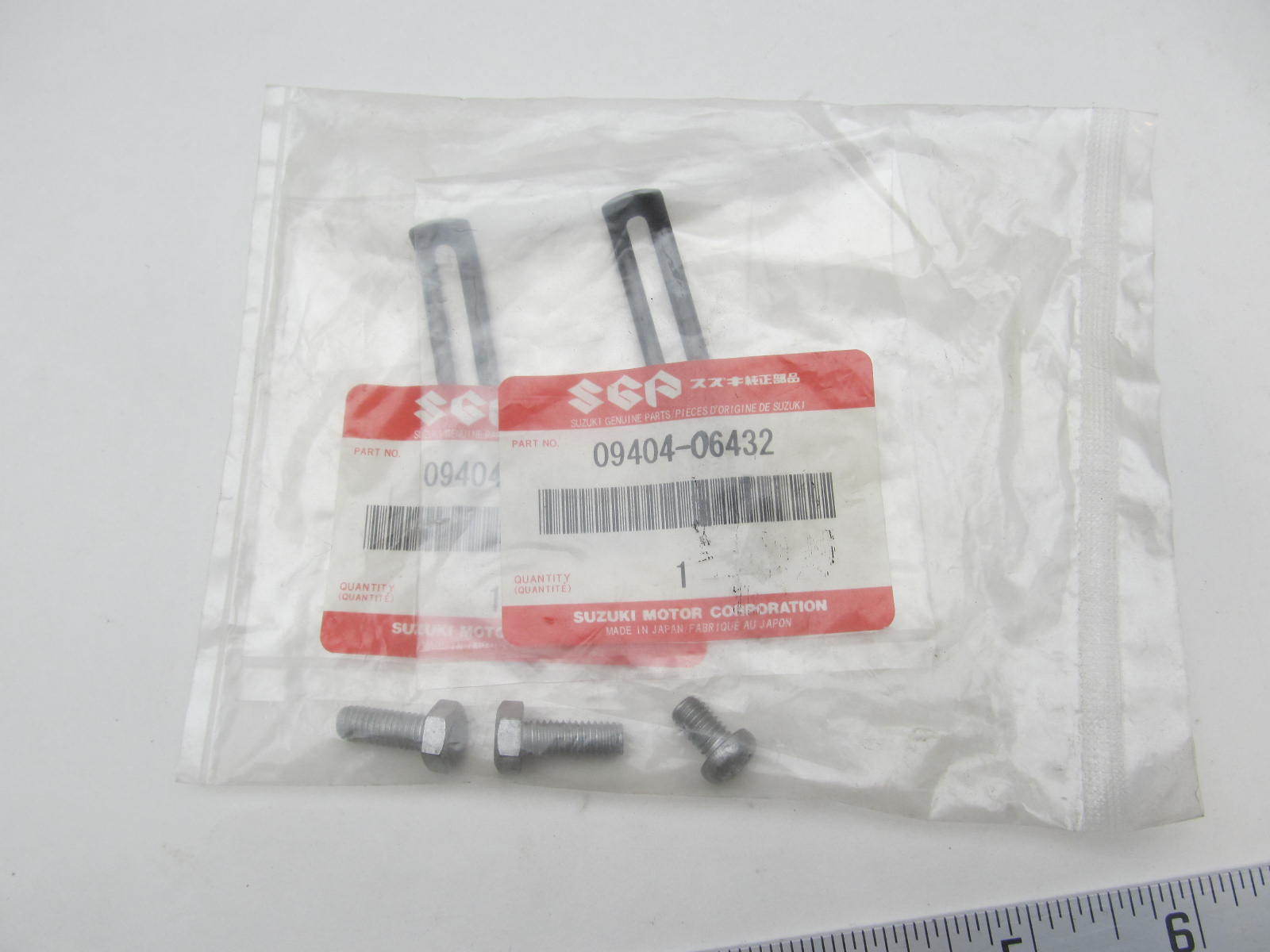 09404-06432 09404-06039 Clamp Set L:65 for Suzuki Motorcycles ATV Outboards