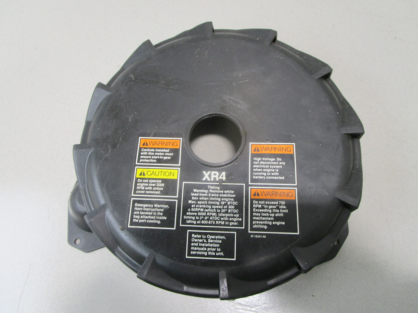 18896A1 Flywheel Cover for Mercury Mariner 135-200 Hp Outboards XR4