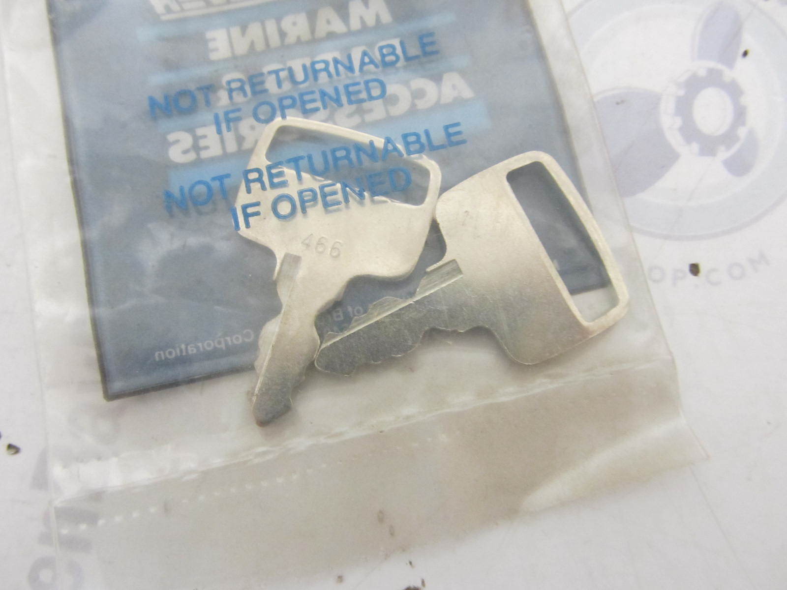 13294466 Fits Mercury Mariner Outboard Engine Ignition Key Set 466