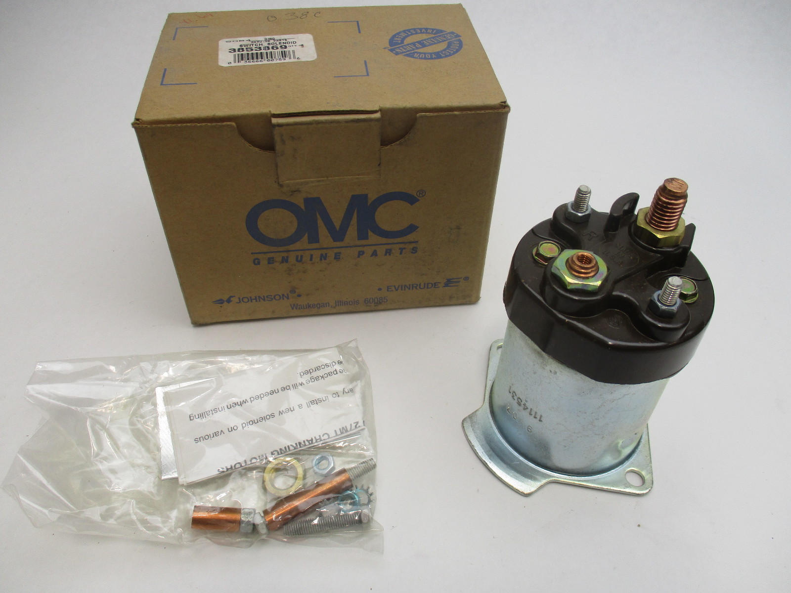 3853869 985799 Starter Solenoid Switch for OMC Cobra Stern Drive 1988-1994