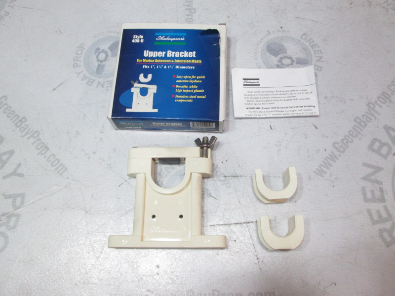 408-R Shakespeare Upper Bracket For 1"-1 1/2" Marine Antennas & Extension Masts